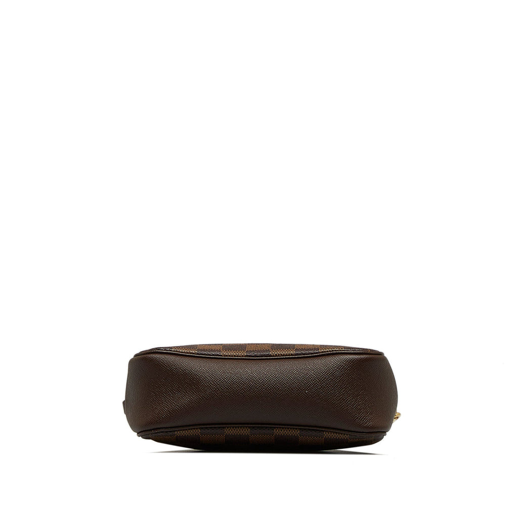 LOUIS VUITTON Damier Ebene Pochette Trousse Handbag