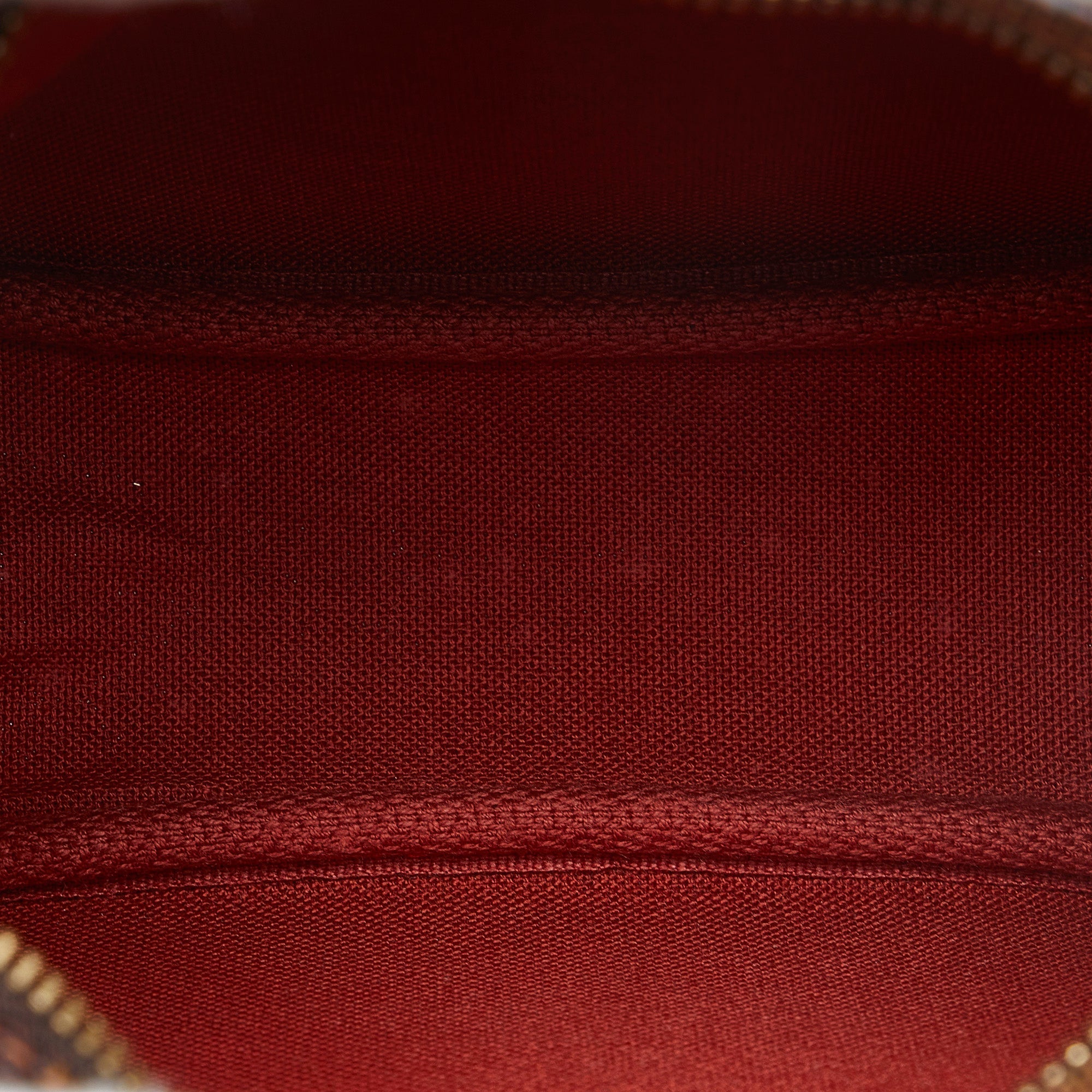 LOUIS VUITTON Damier Ebene Pochette Trousse Handbag