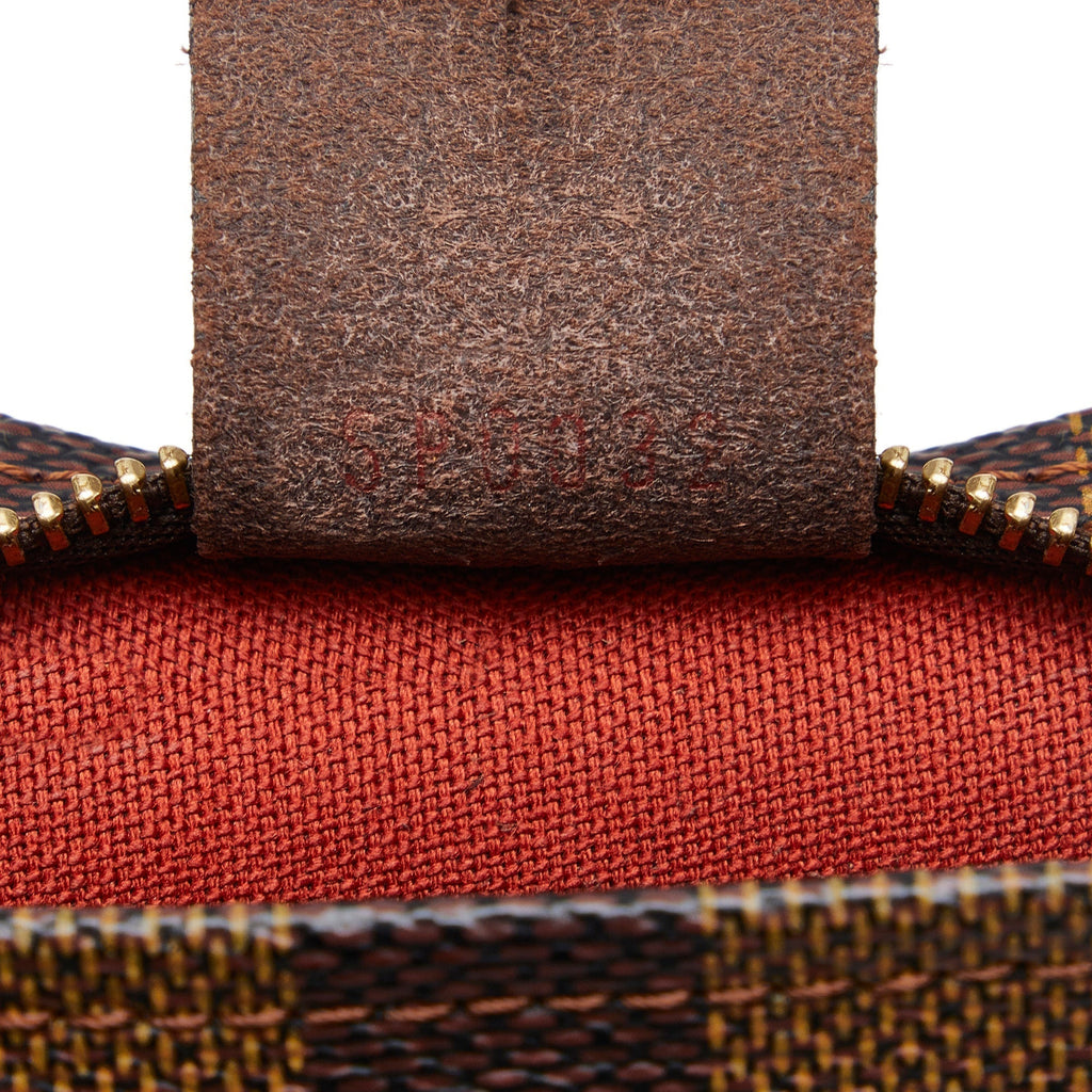 LOUIS VUITTON Damier Ebene Pochette Trousse Handbag