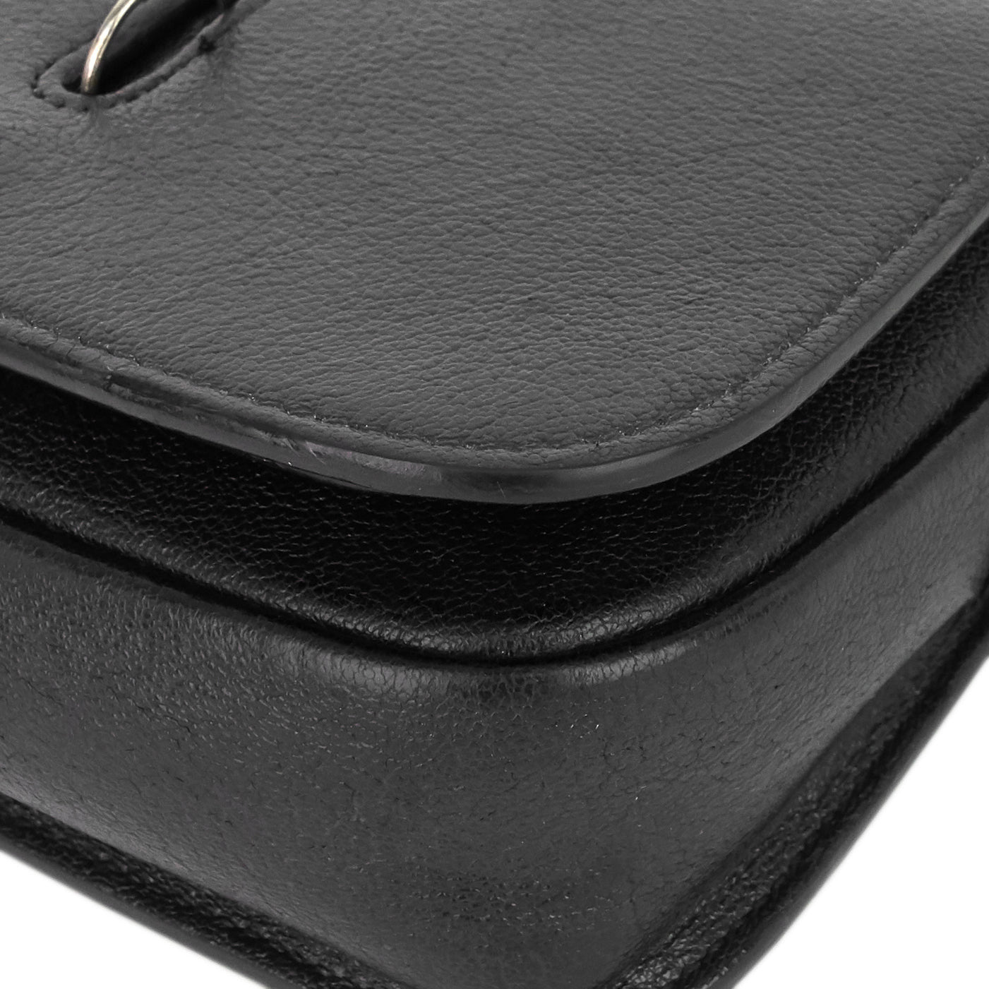 SAINT LAURENT Charlotte Toy Lambskin Leather Messenger Bag