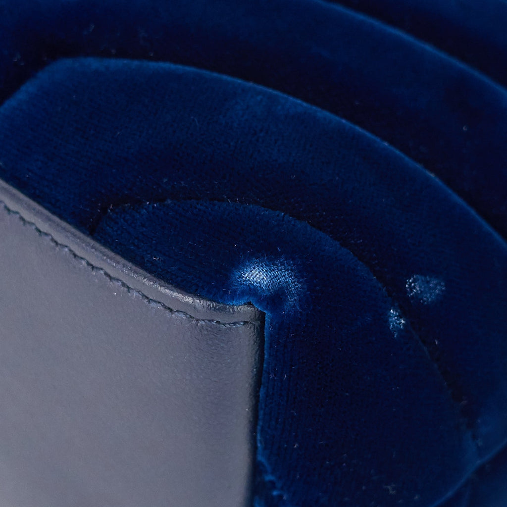 SAINT LAURENT Loulou Small Velvet Shoulder Bag