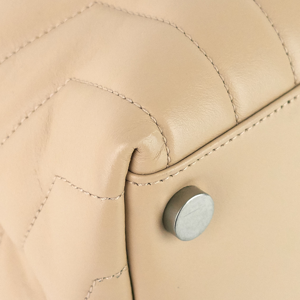 SAINT LAURENT Loulou Large Calfskin Tote Bag
