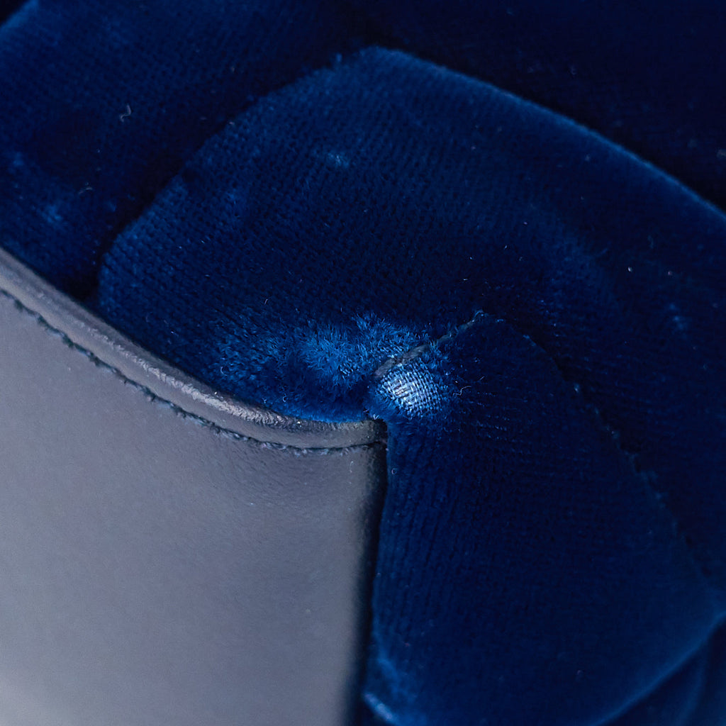 SAINT LAURENT Loulou Small Velvet Shoulder Bag
