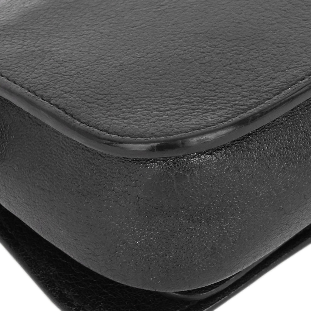 SAINT LAURENT Charlotte Toy Lambskin Leather Messenger Bag