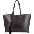 SAINT LAURENT Perforated East West Calfskin Tote Bag