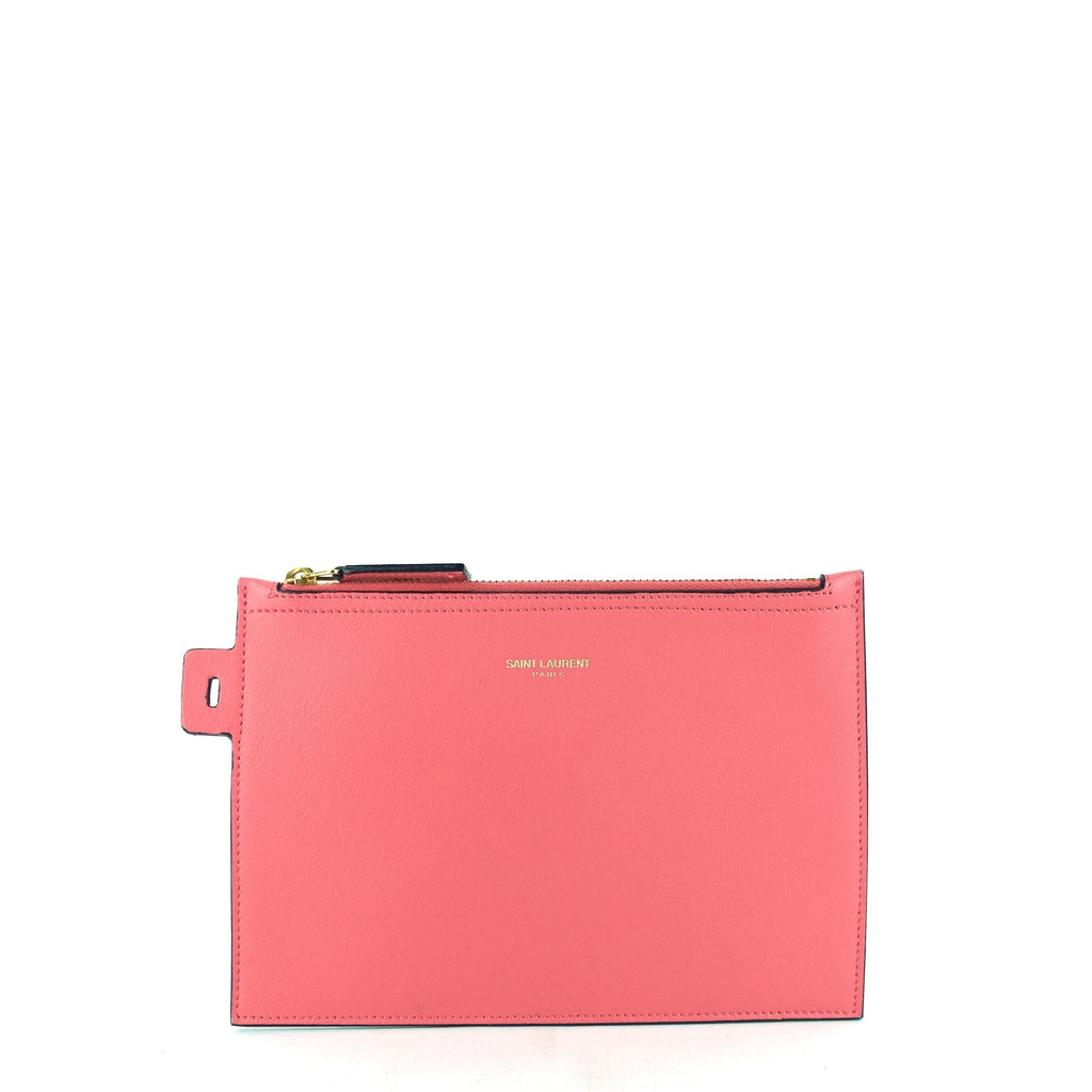 SAINT LAURENT East West Supple Calfskin Shopping Bag