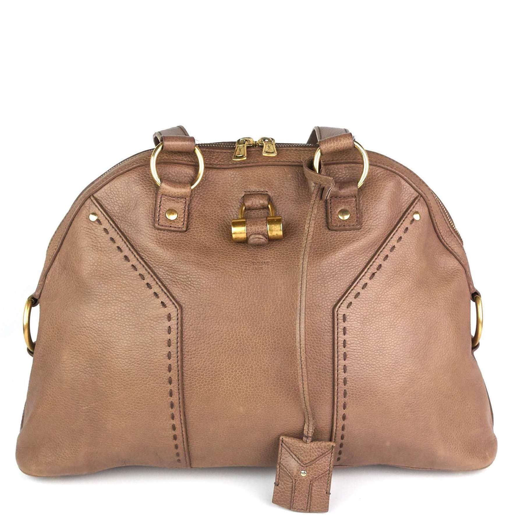 SAINT LAURENT Muse Large Leather Bag