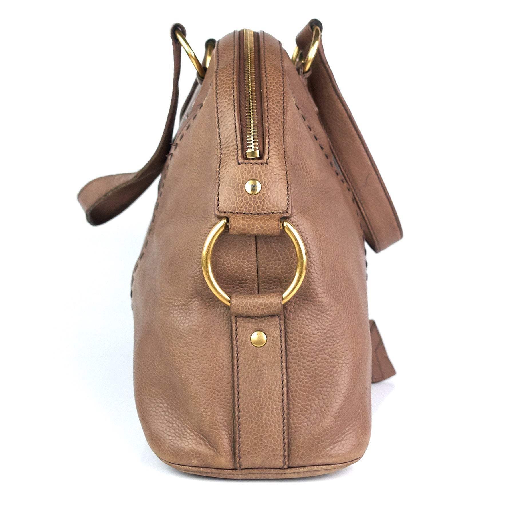 SAINT LAURENT Muse Large Leather Bag