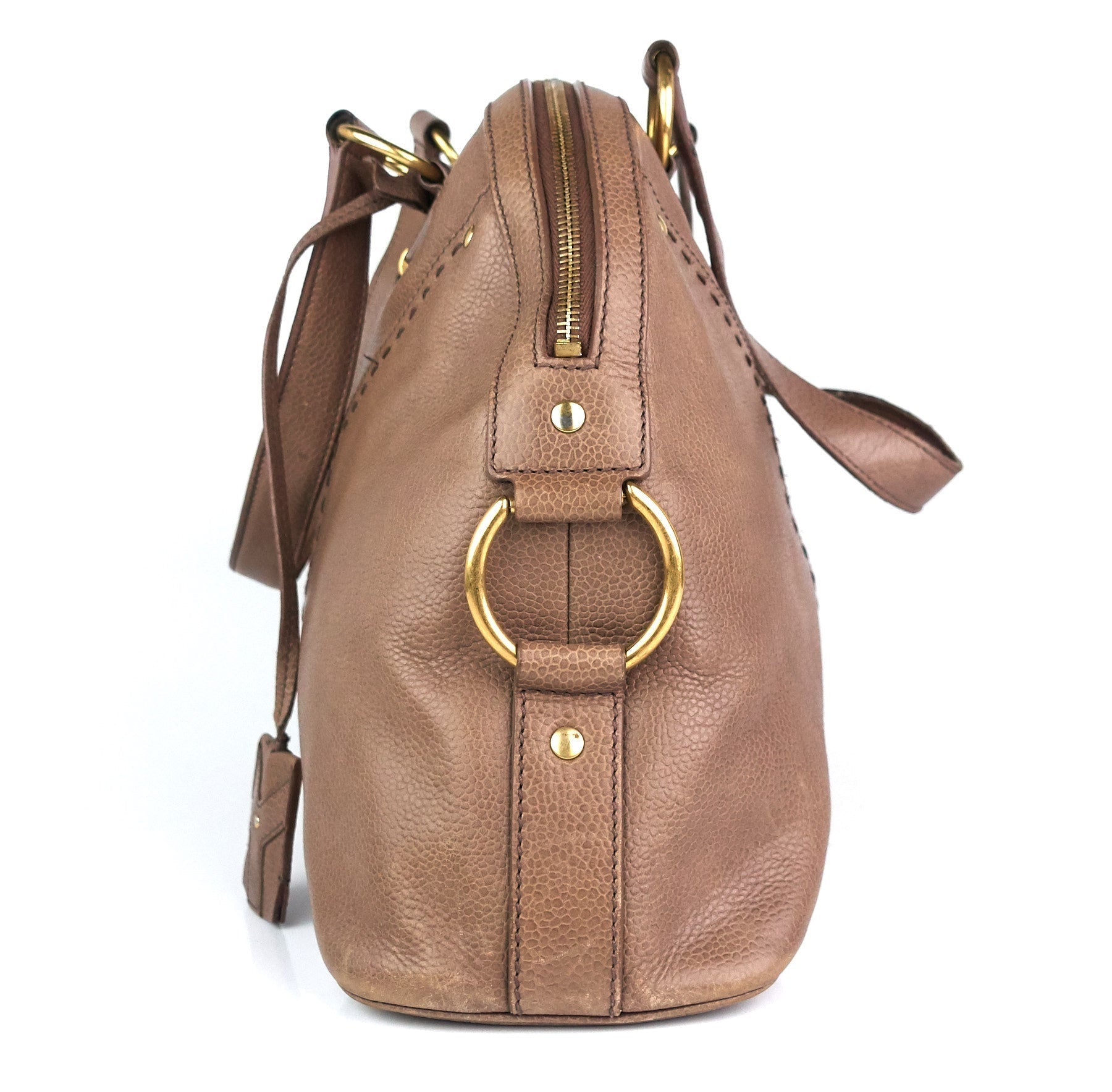 SAINT LAURENT Muse Large Leather Bag