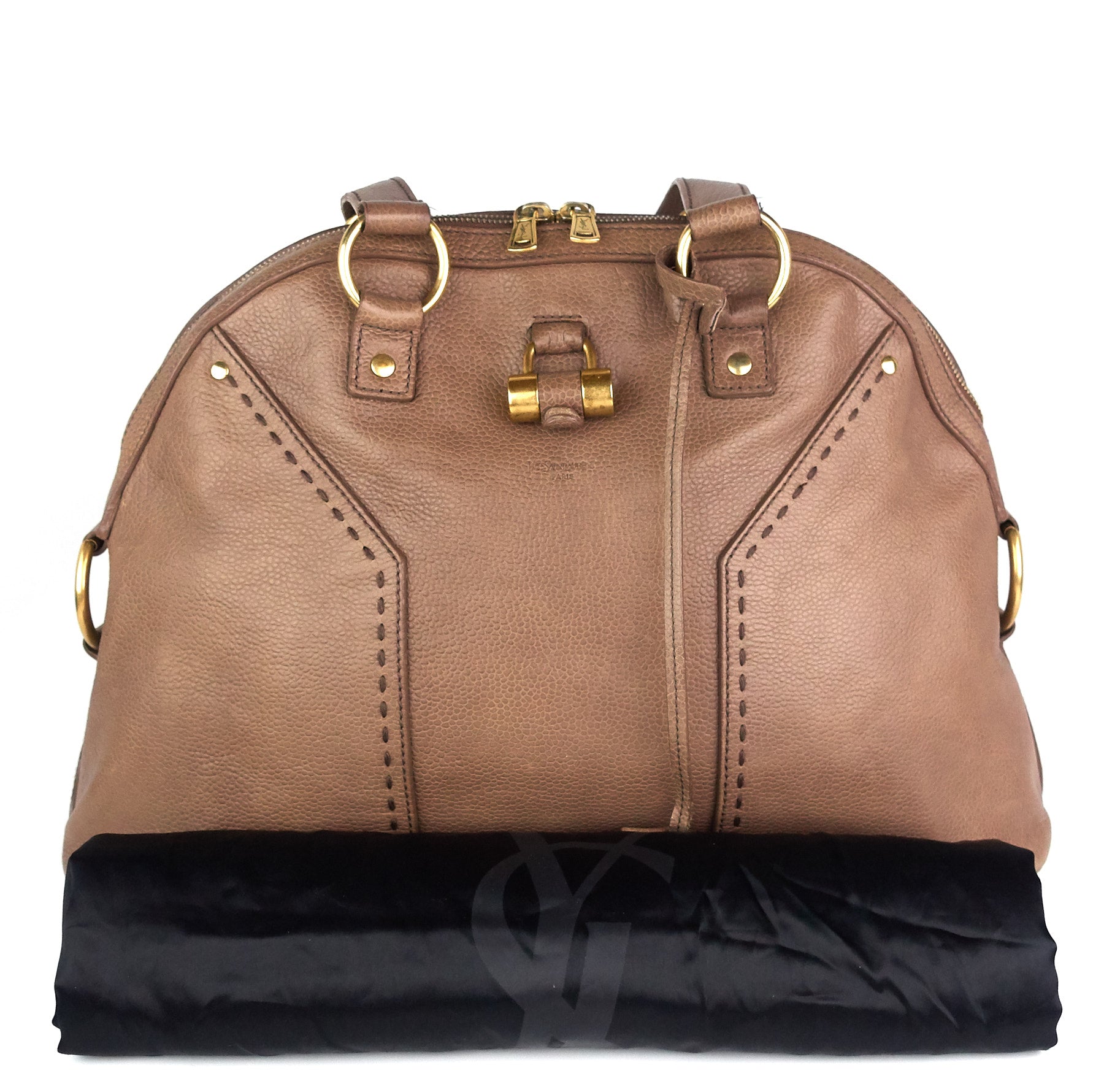 SAINT LAURENT Muse Large Leather Bag