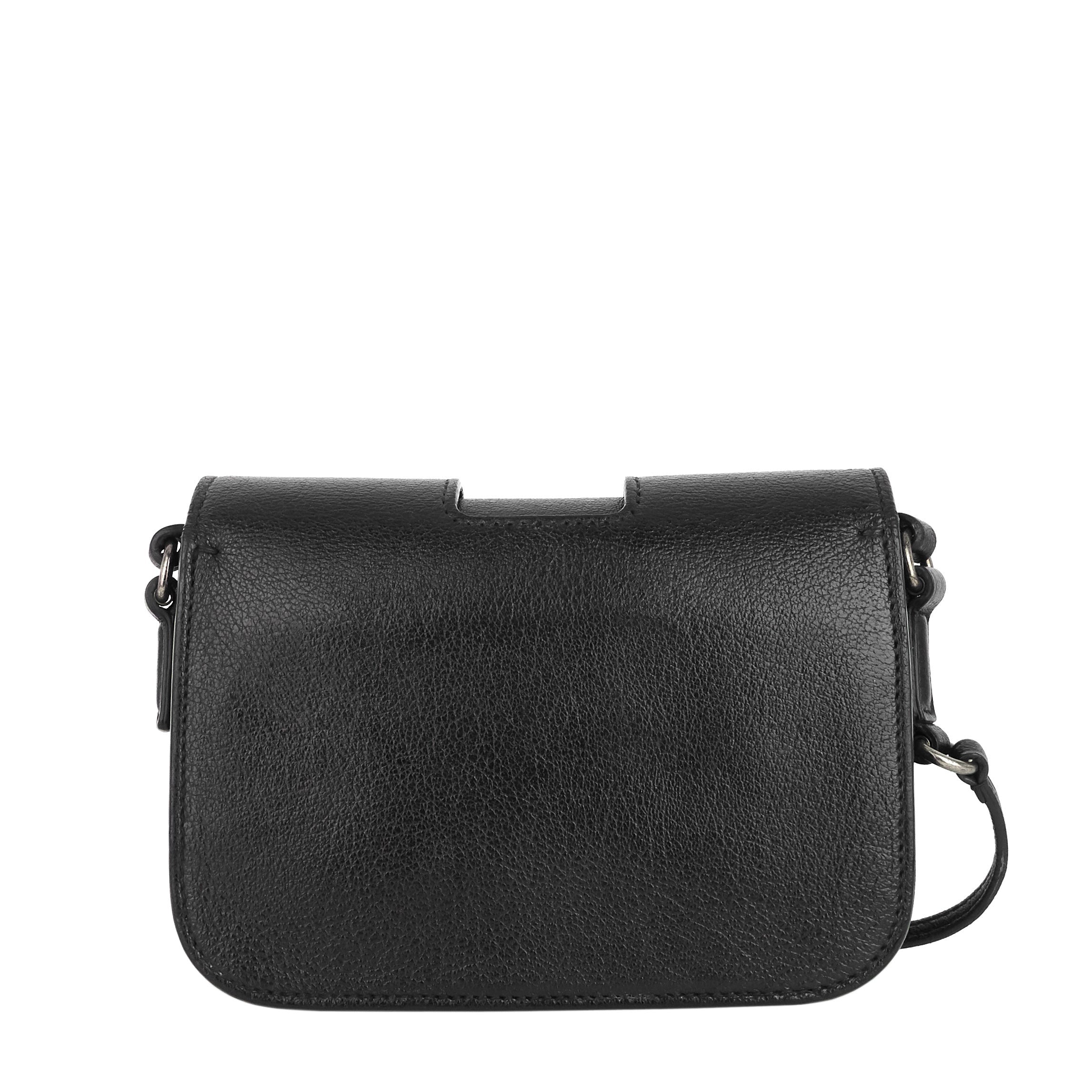 SAINT LAURENT Charlotte Toy Lambskin Leather Messenger Bag