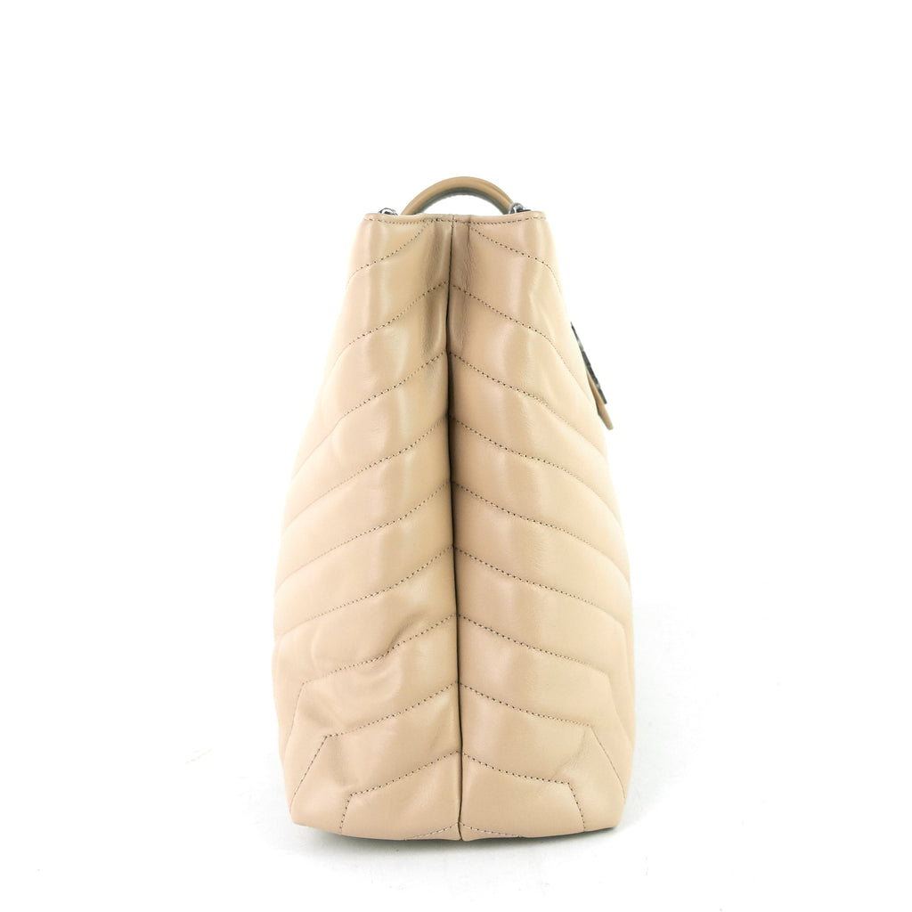 SAINT LAURENT Loulou Large Calfskin Tote Bag