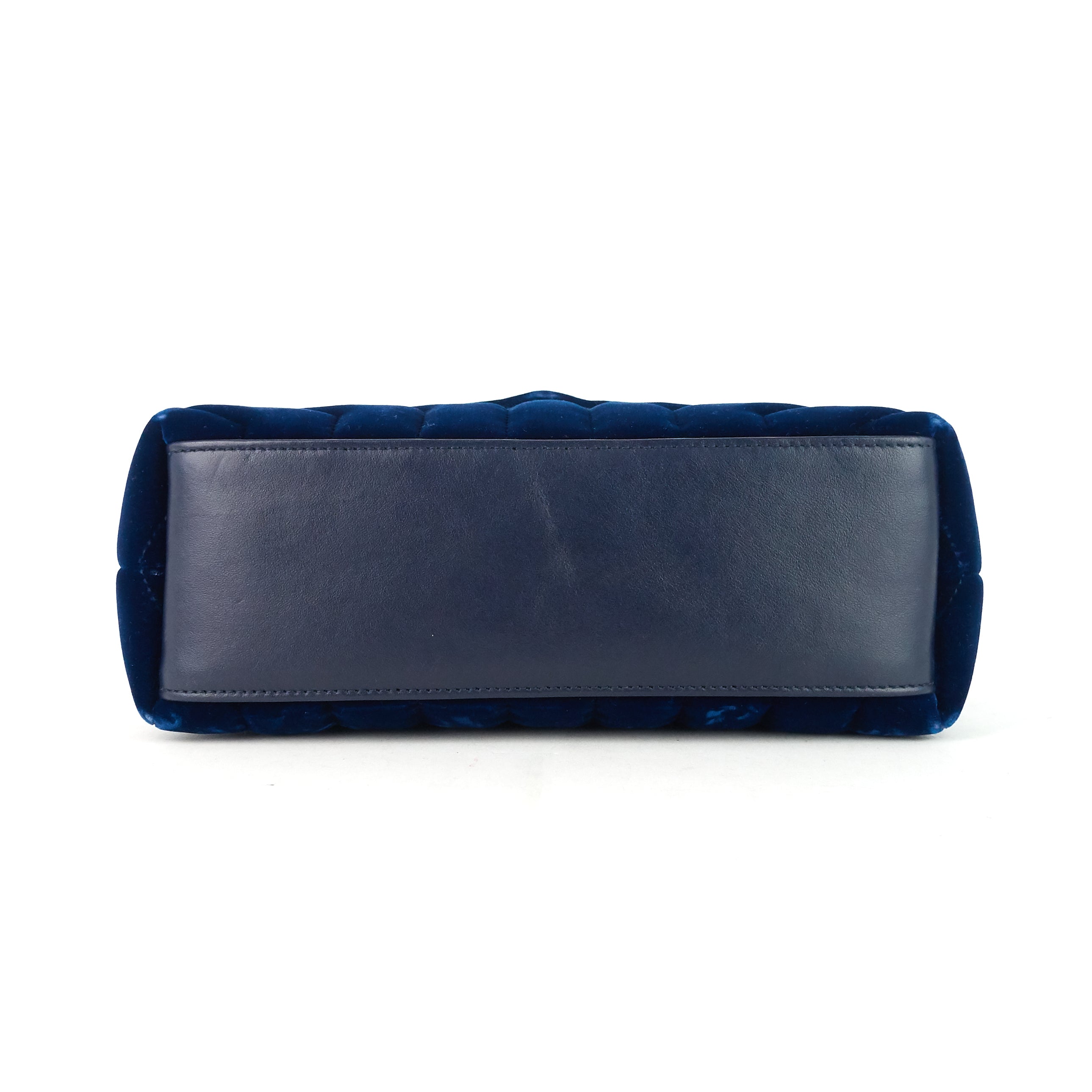 SAINT LAURENT Loulou Small Velvet Shoulder Bag