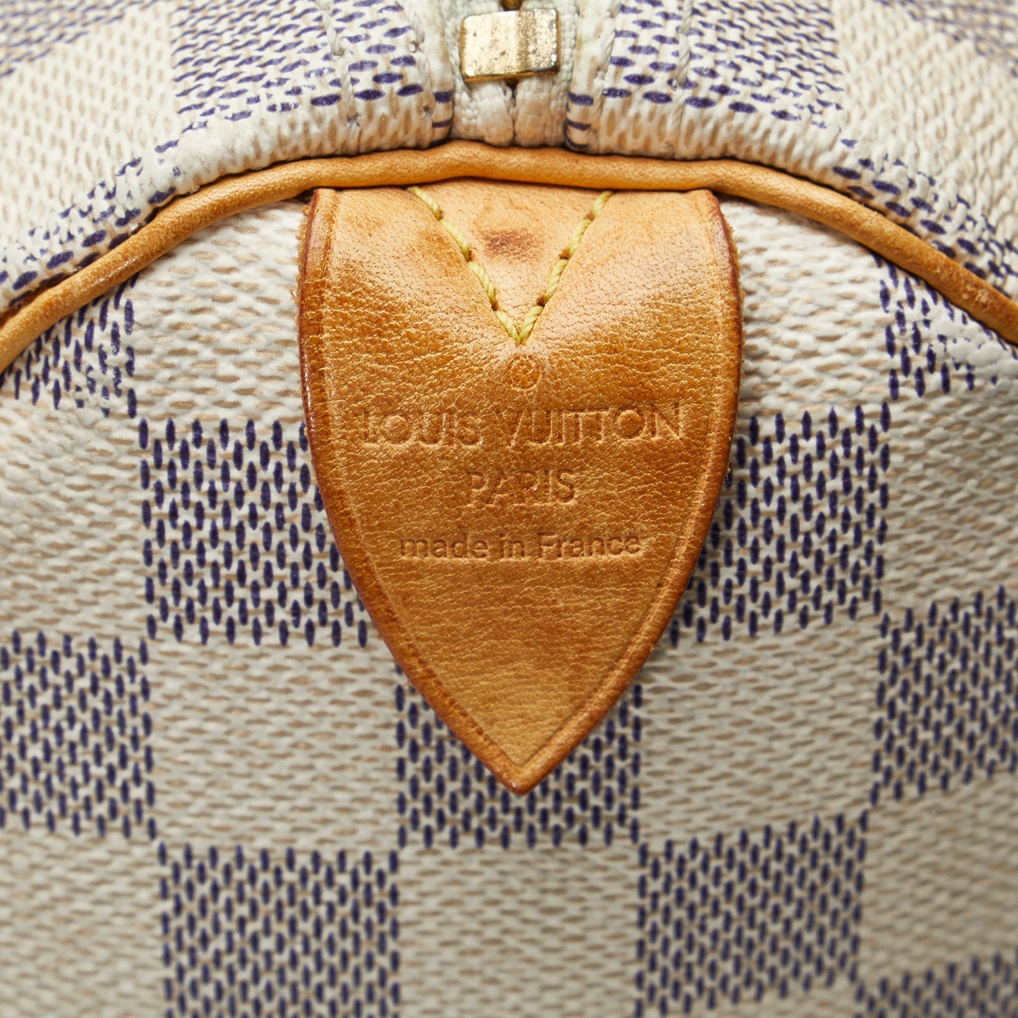LOUIS VUITTON Damier Azur Speedy 30 Boston Bag