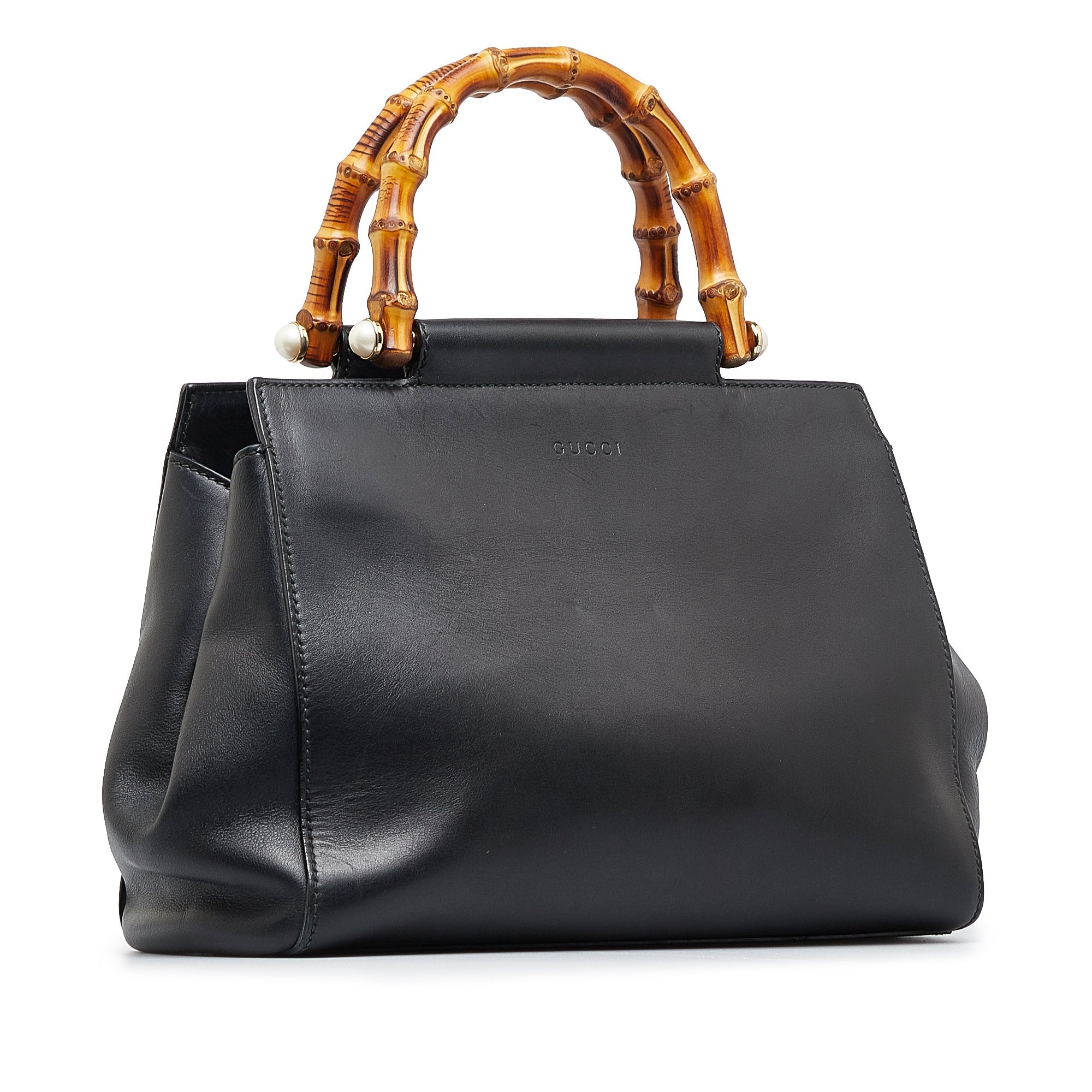 Gucci Bamboo Nymphaea Small Black