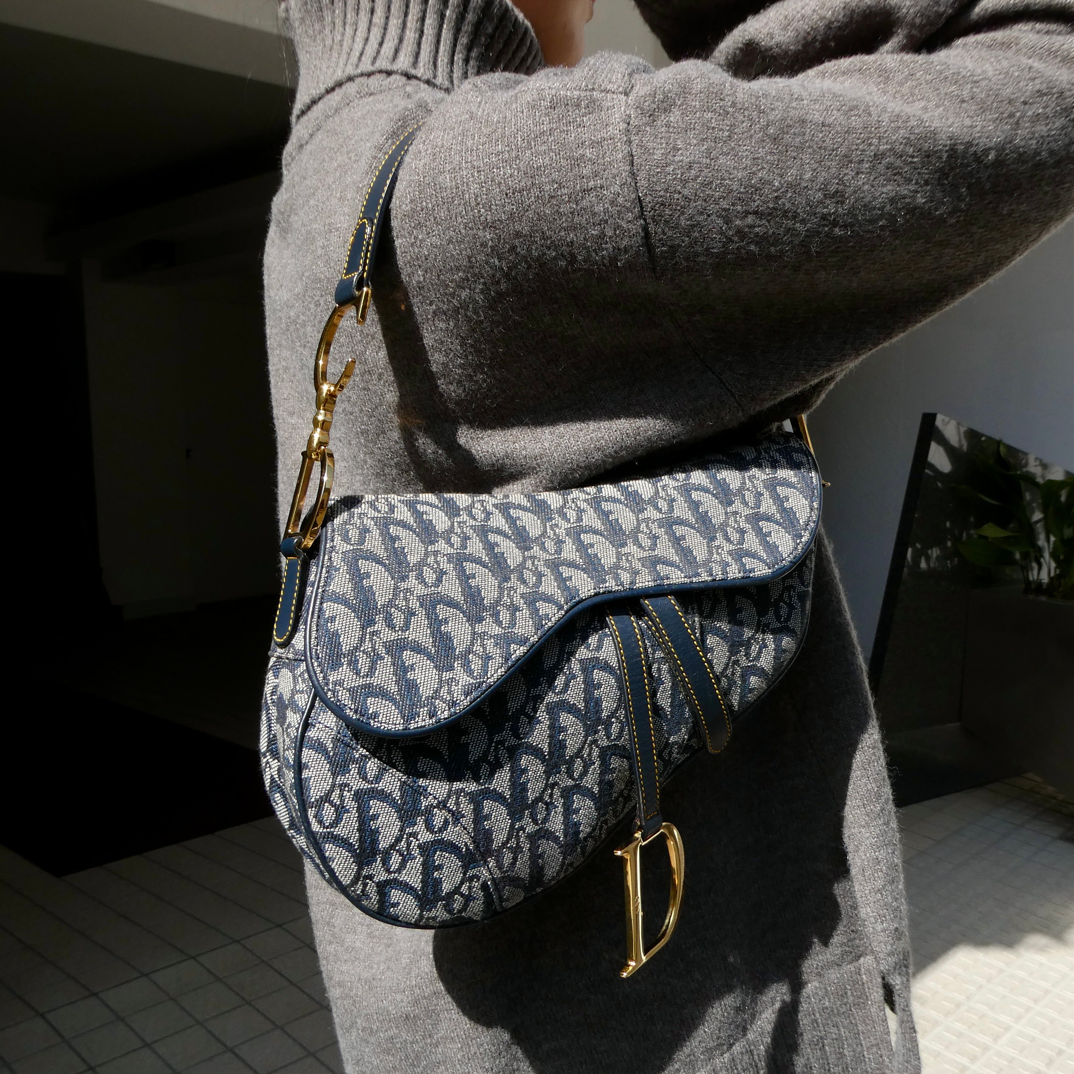 Christian Dior Trotter Saddle Bag Medium