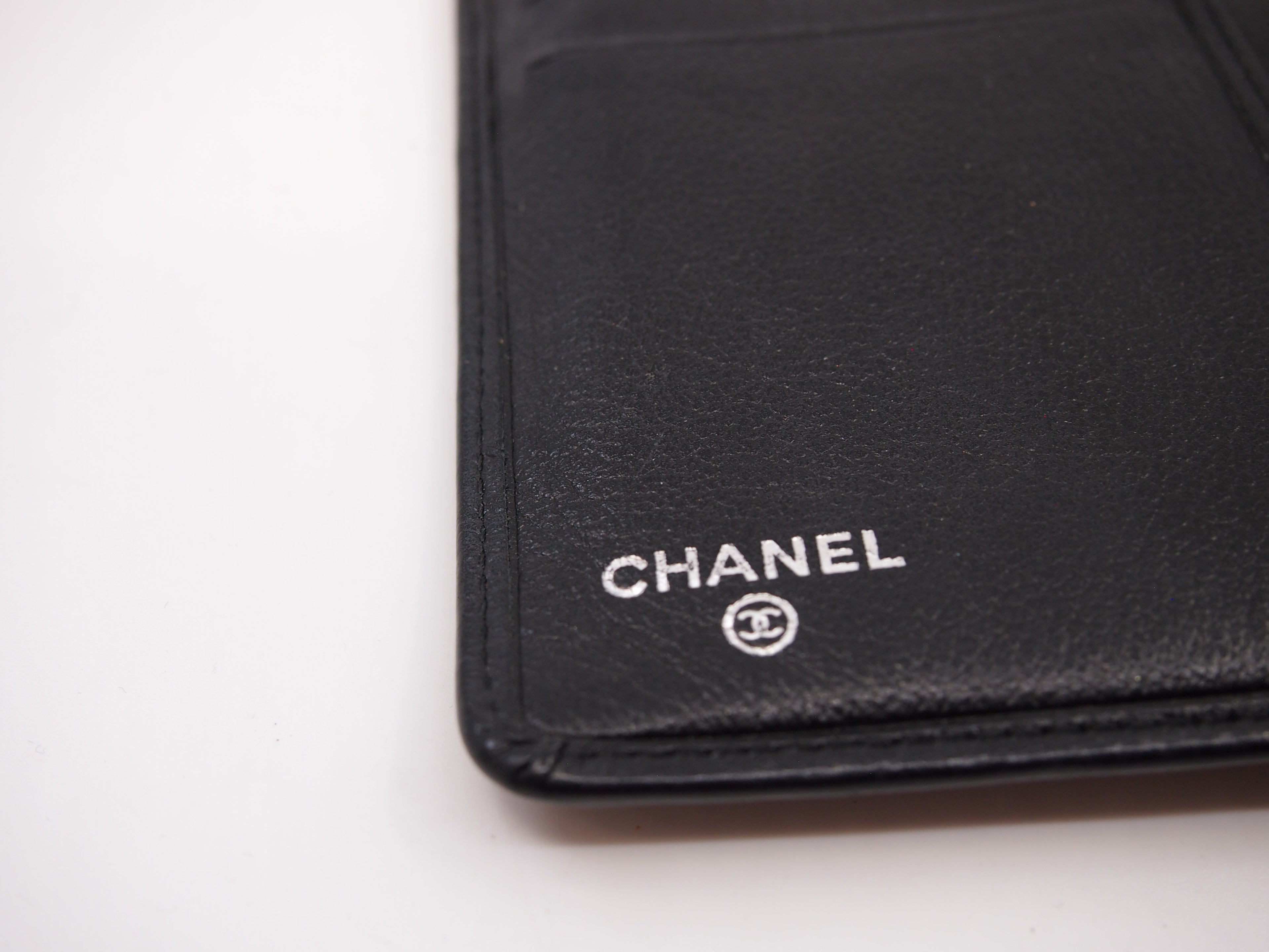 CHANEL Long Bi-Fold Camellia Wallet