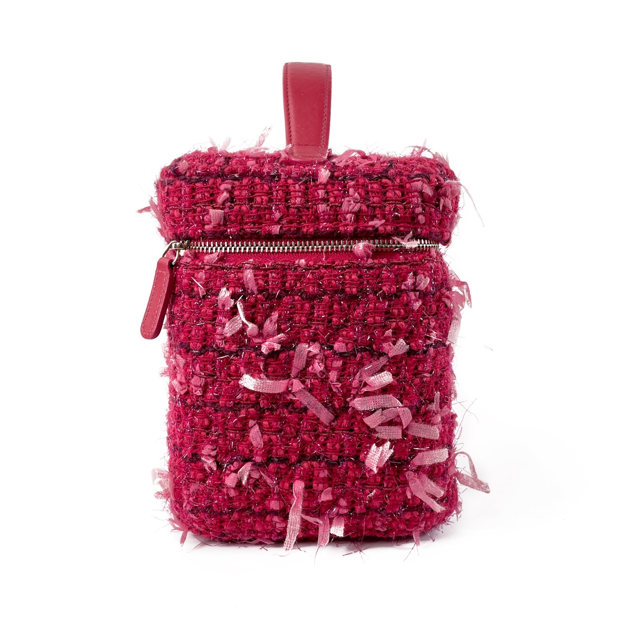 CHANEL Tweed Trousse Vanity Kit Vanity Bag