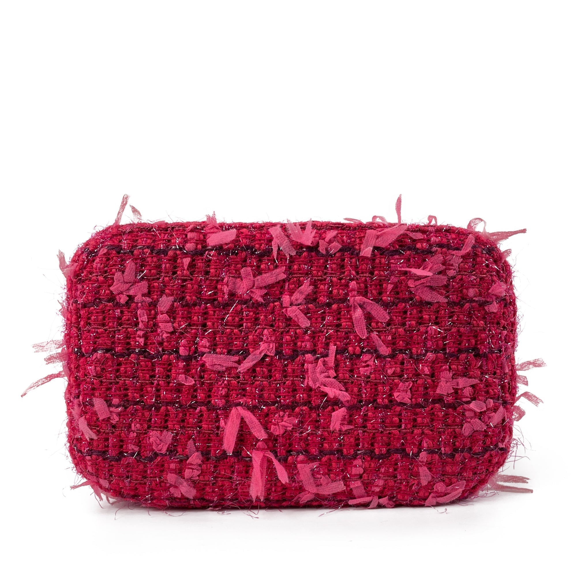 CHANEL Tweed Trousse Vanity Kit Vanity Bag