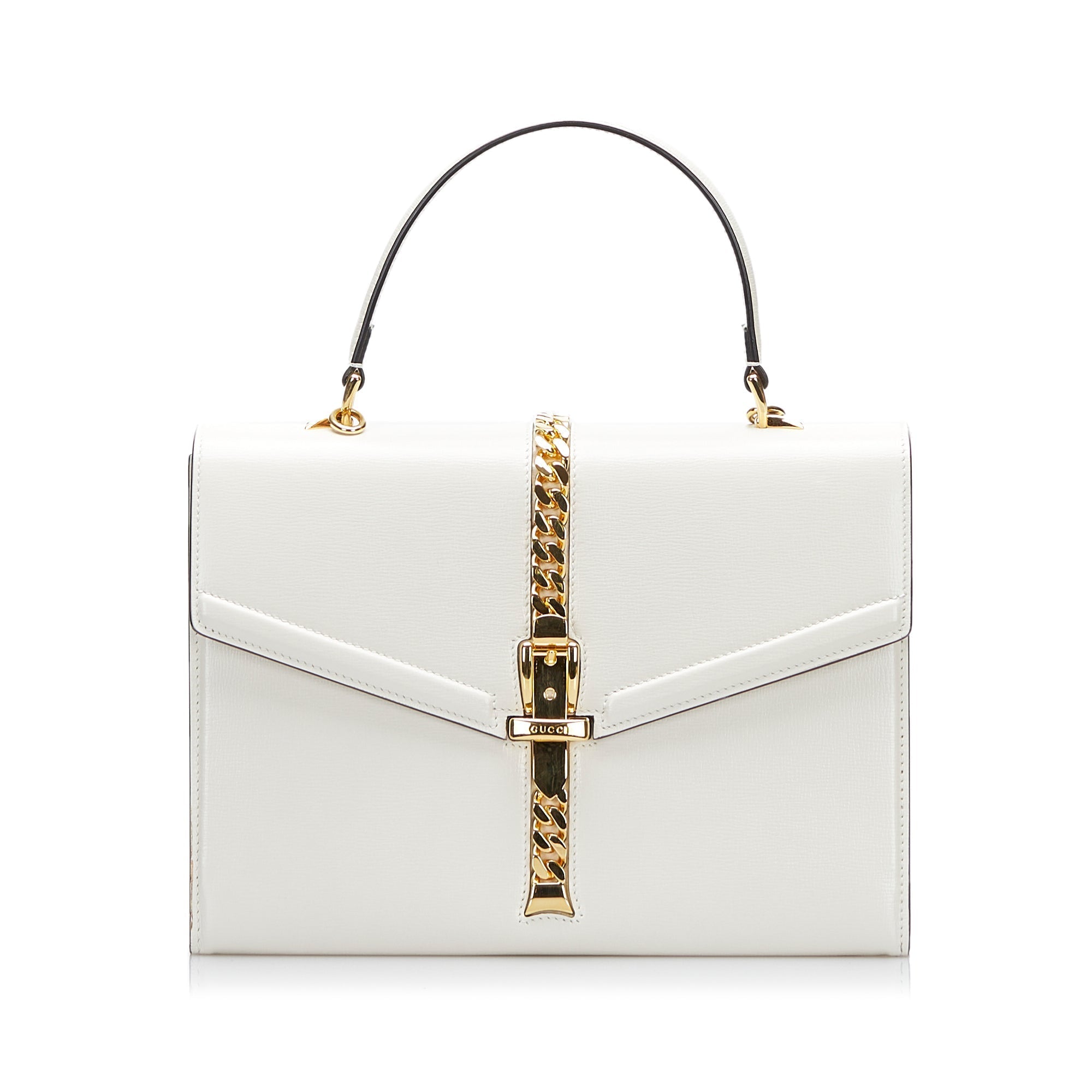 Gucci Sylvie 1969 Handbag White