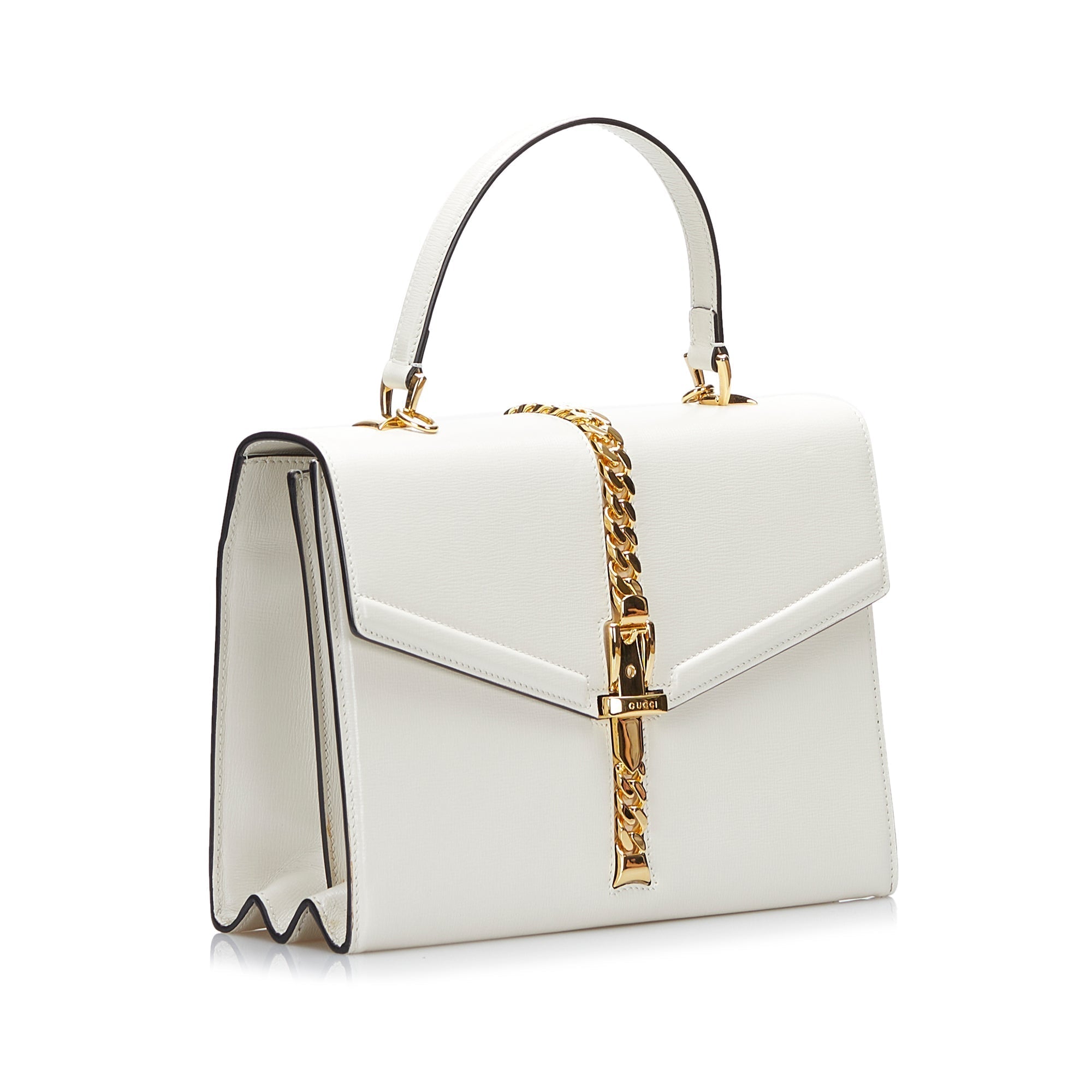 Gucci Sylvie 1969 Handbag White