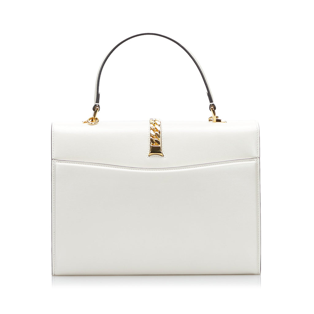 Gucci Sylvie 1969 Handbag White