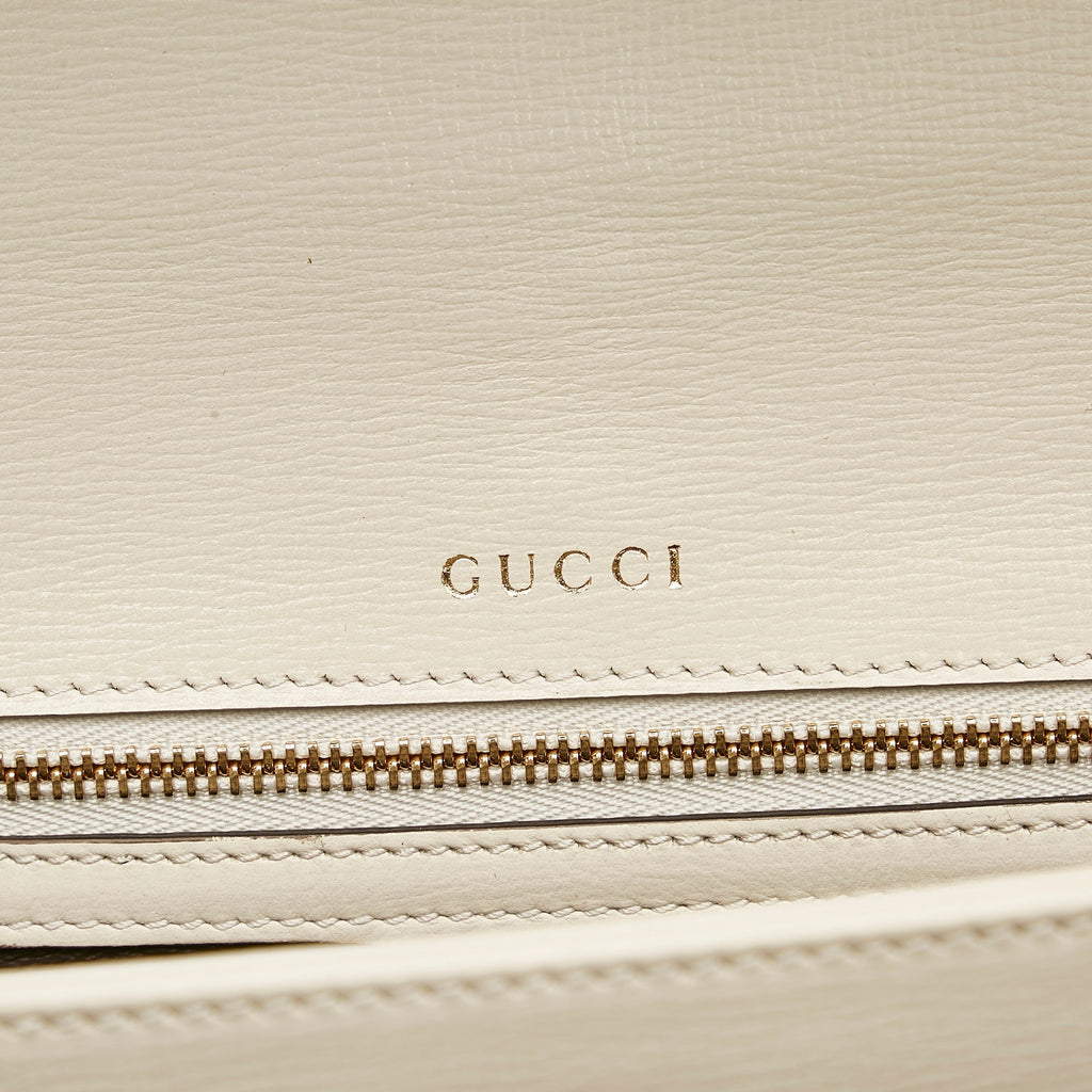 Gucci Sylvie 1969 Handbag White