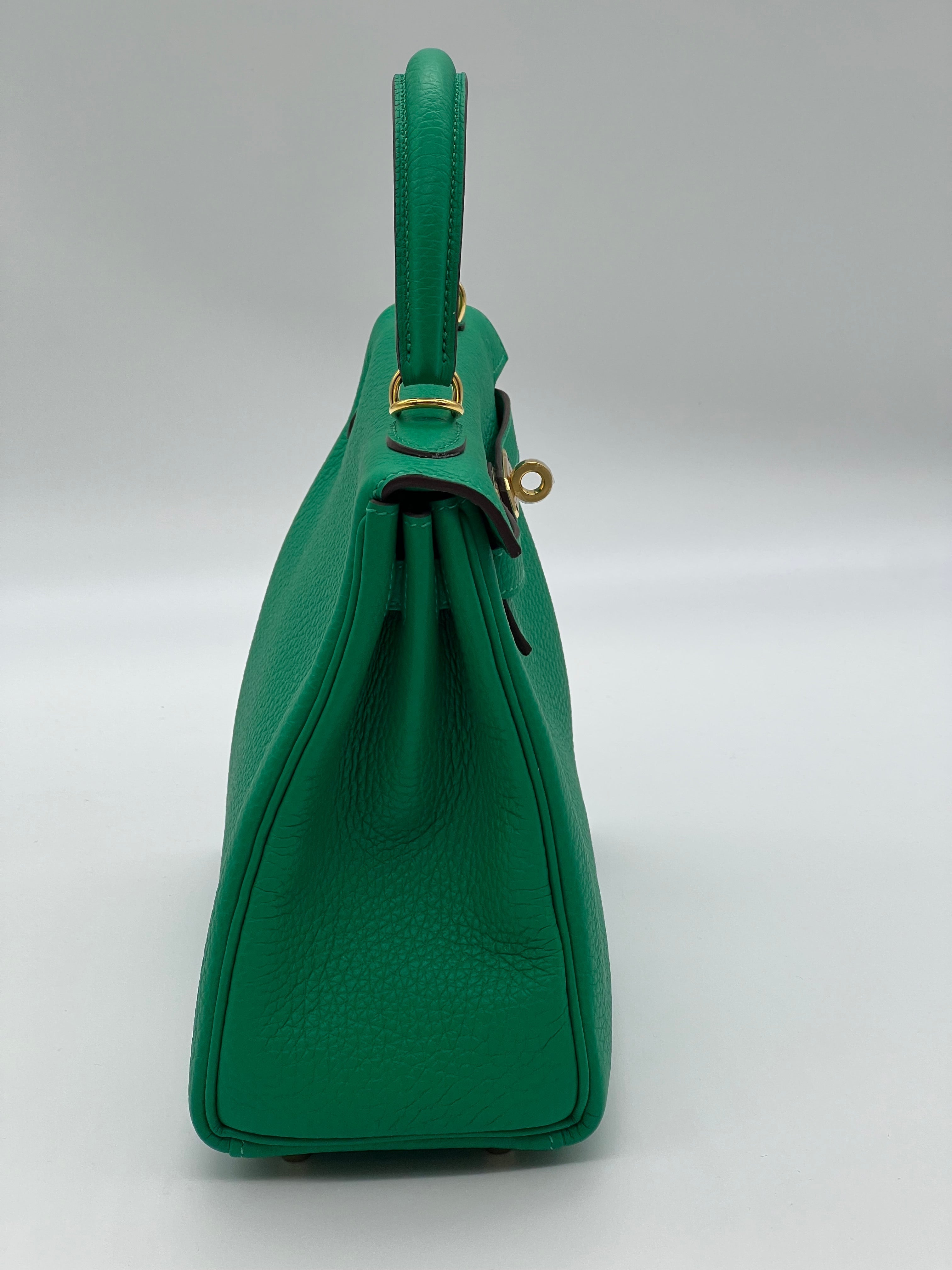 Hermes Kelly II 25 Retourne Veau Togo Perso Menthe