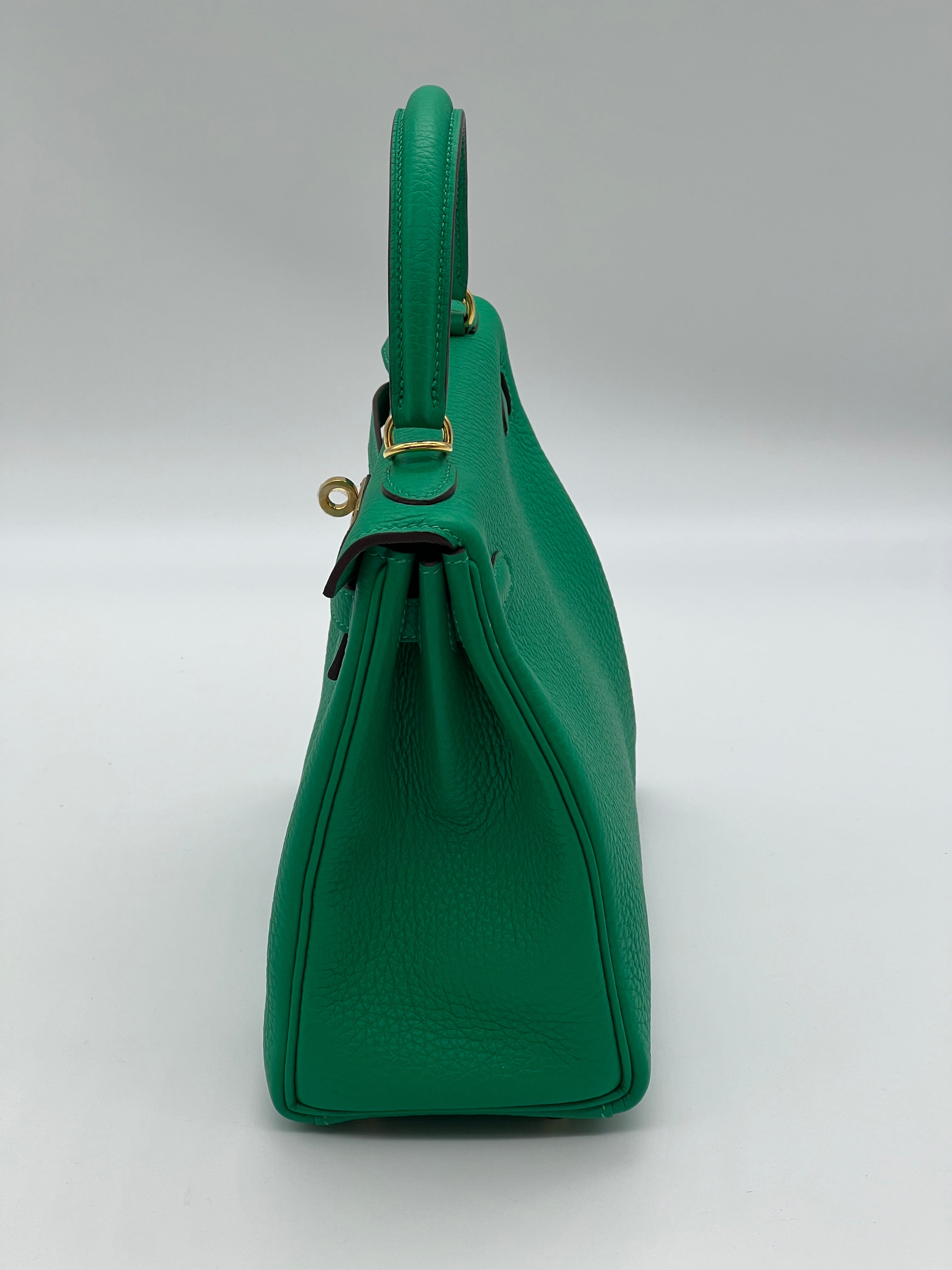Hermes Kelly II 25 Retourne Veau Togo Perso Menthe