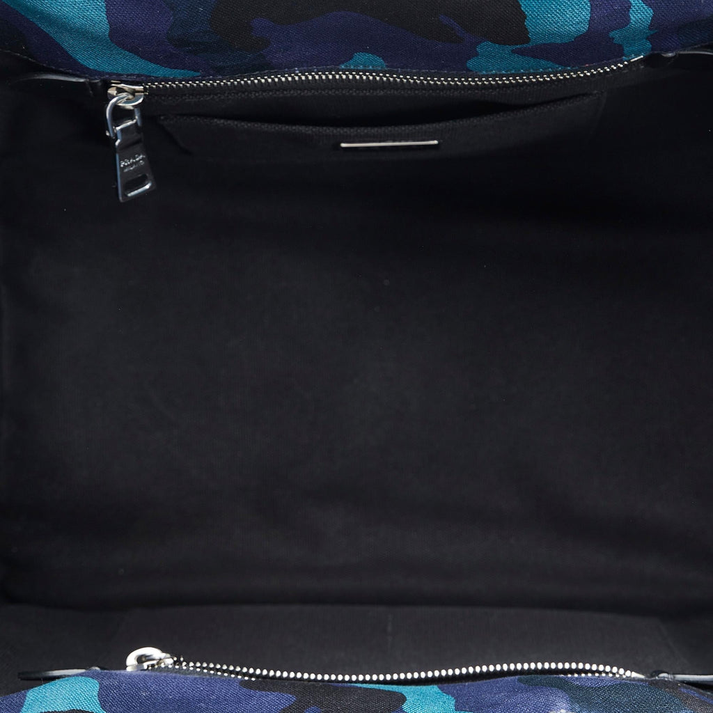Prada Canapa Camouflage Satchel (SHG-4x7QcG)