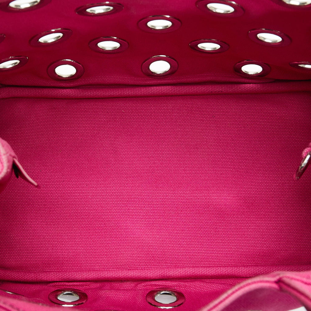 Prada Canapa Grommet Satchel (SHG-NYl1qD)