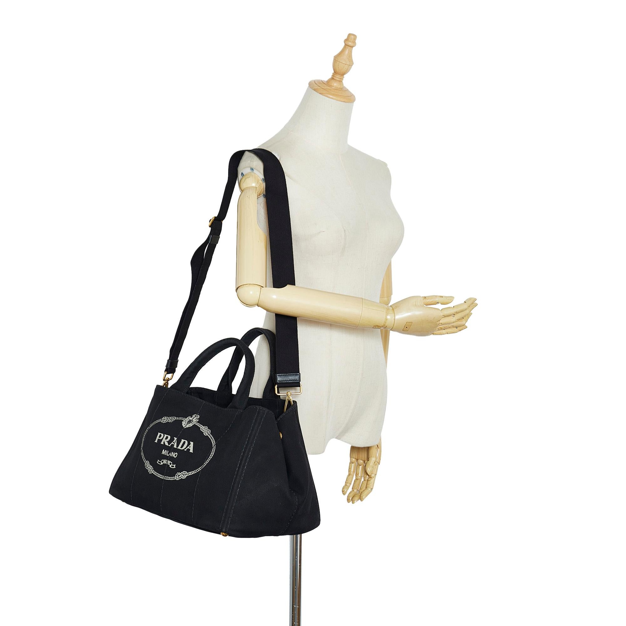 Prada Canapa Logo Satchel (SHG-7VOK0j)