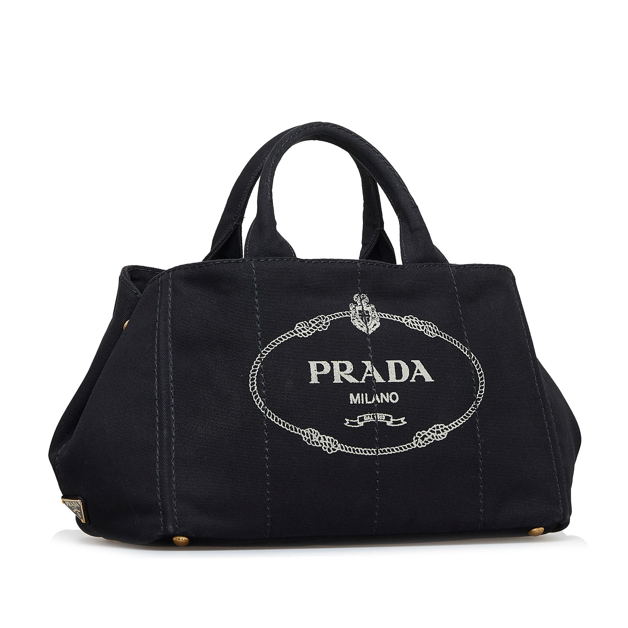 Prada Canapa Logo Satchel (SHG-7VOK0j)