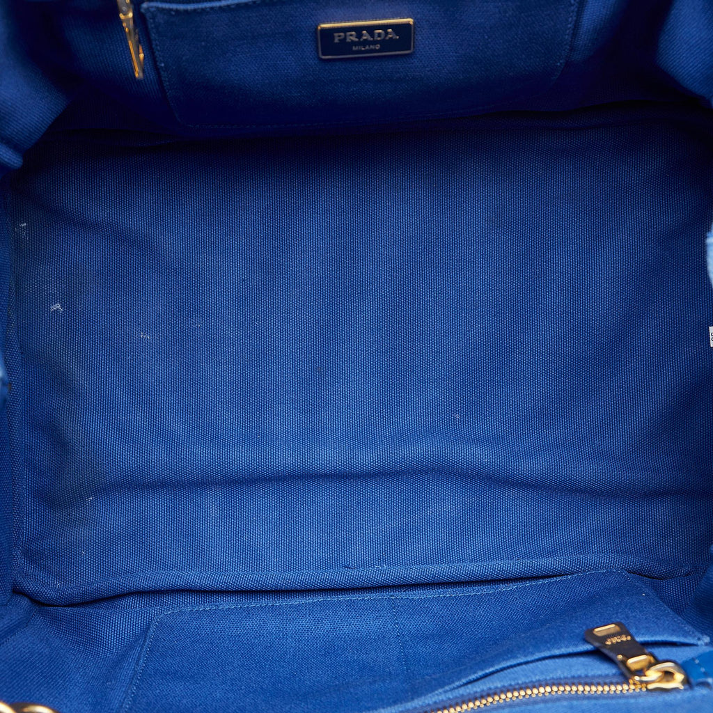 Prada Canapa Logo Satchel (SHG-4eJWG8)