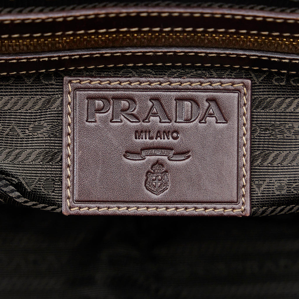 Prada Canapa Logo Shoulder Bag (SHG-rHCO1g)
