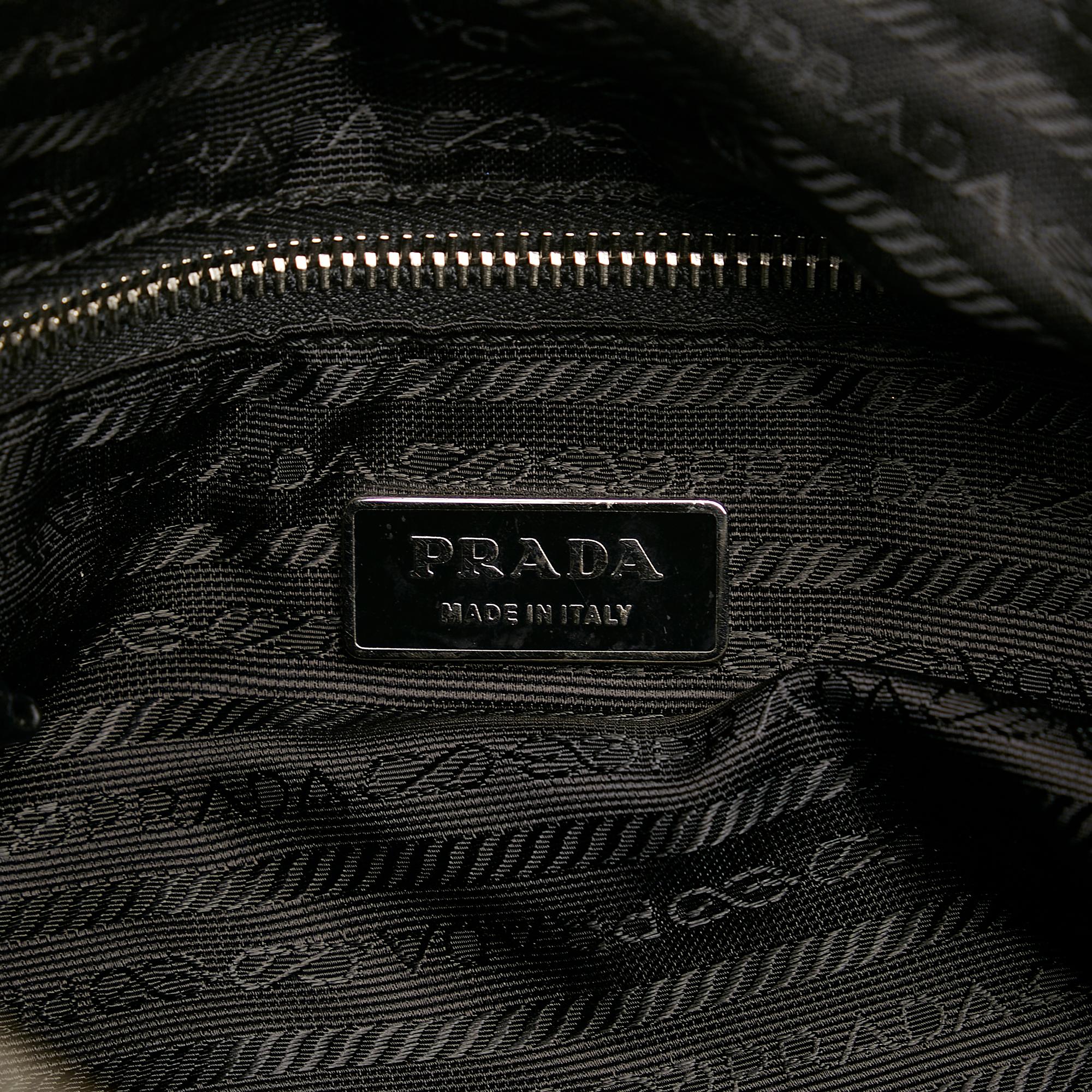 Prada Canapa Logo Tessuto Hobo Bag (SHG-ug0UzC)