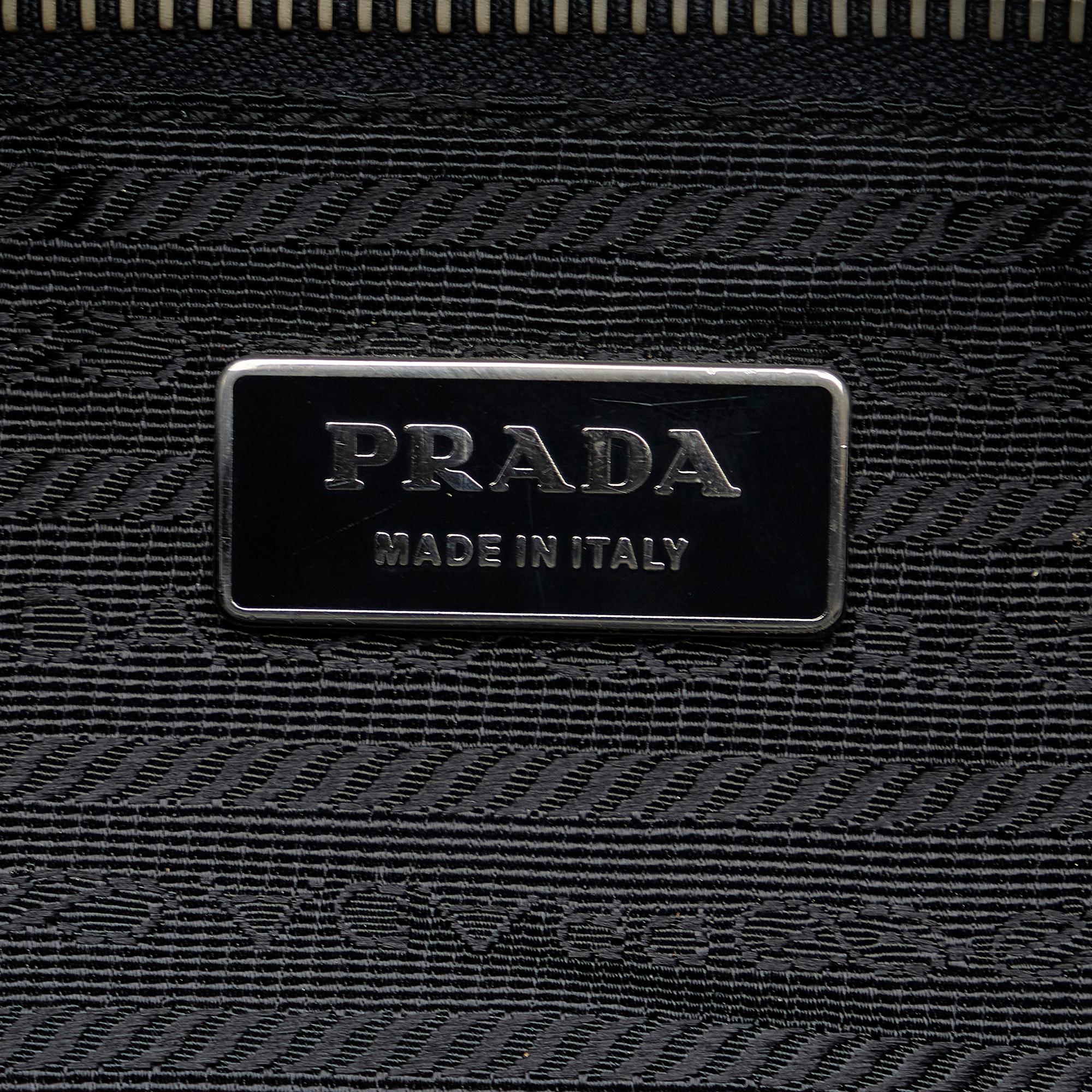 Prada Canapa Logo Tessuto Satchel (SHG-jEruea)