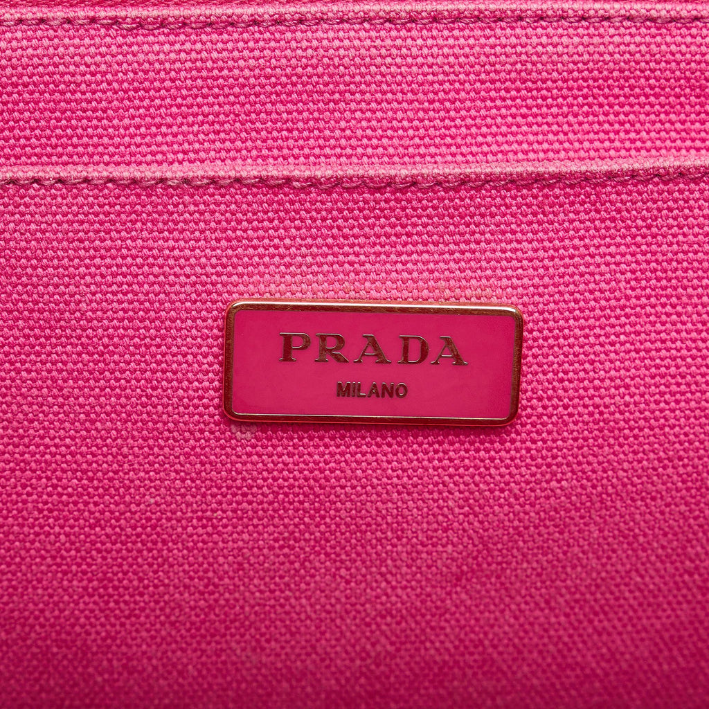 Prada Canapa Logo Tote (SHG-gJZXtH)