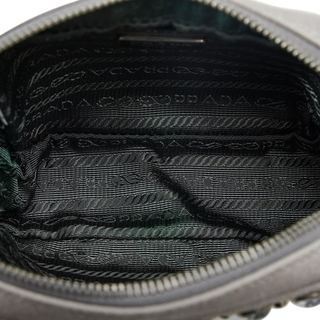 Prada Denim Borchie Bijoux Camera Bag (SHG-REWfzz)