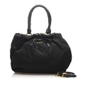Prada Gathered Tessuto Tote  (SHG-10084)