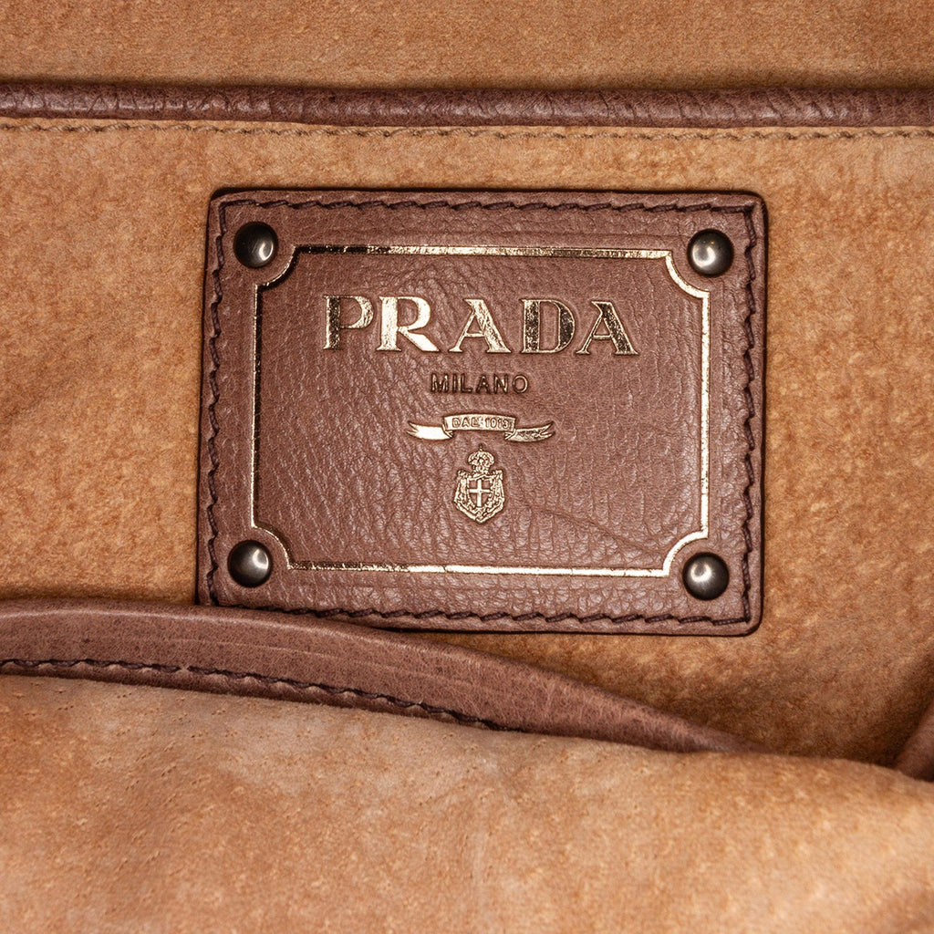 Prada Glace Calf Ombre Leather Satchel (SHG-beAfgO)