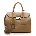 Prada Glace Calfskin Twin Large Pocket Tote