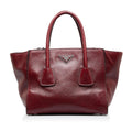 Prada Glace Calf Twin Pocket Satchel (SHG-njM1KV)