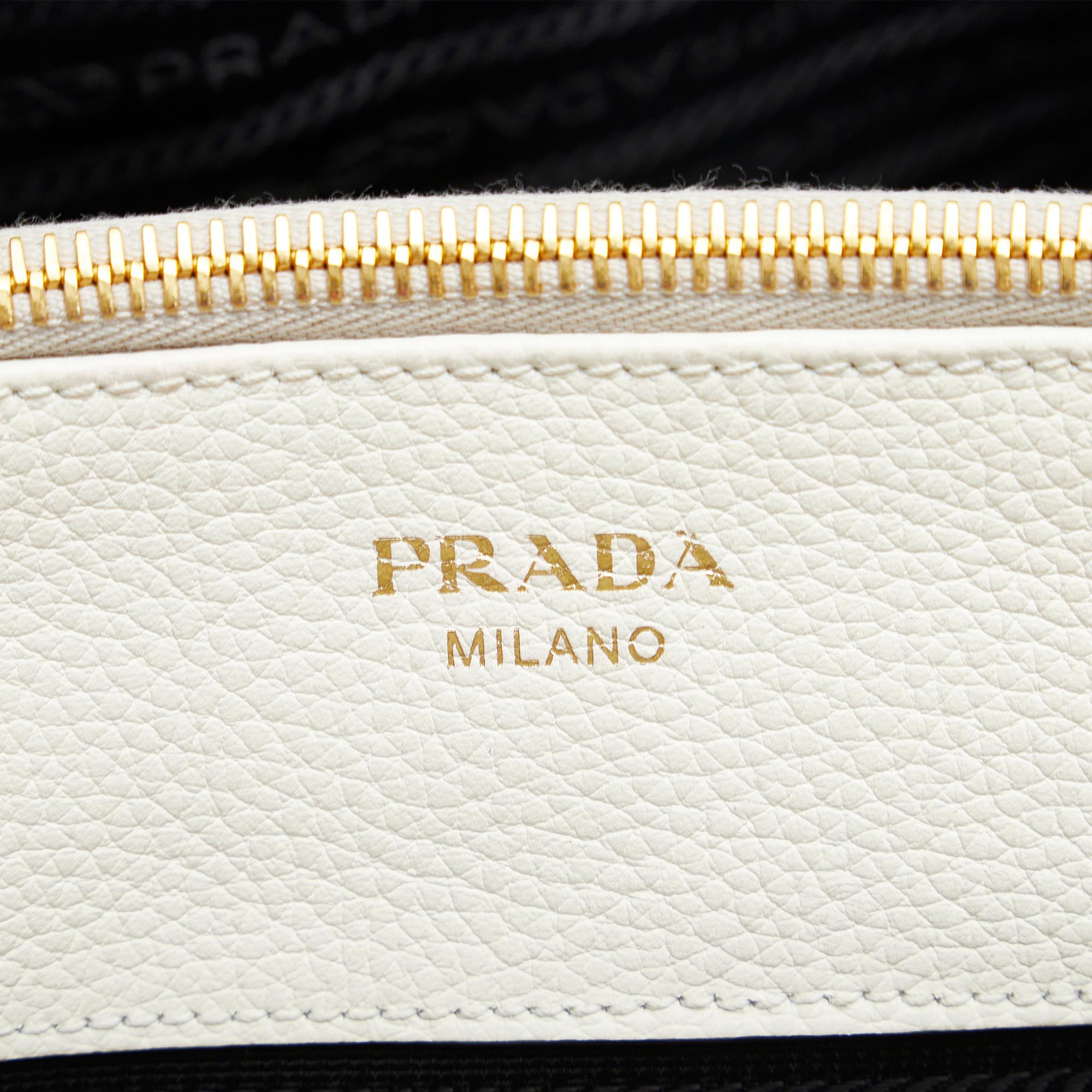 Prada Medium Vitello Daino Satchel (SHG-0WATI3)