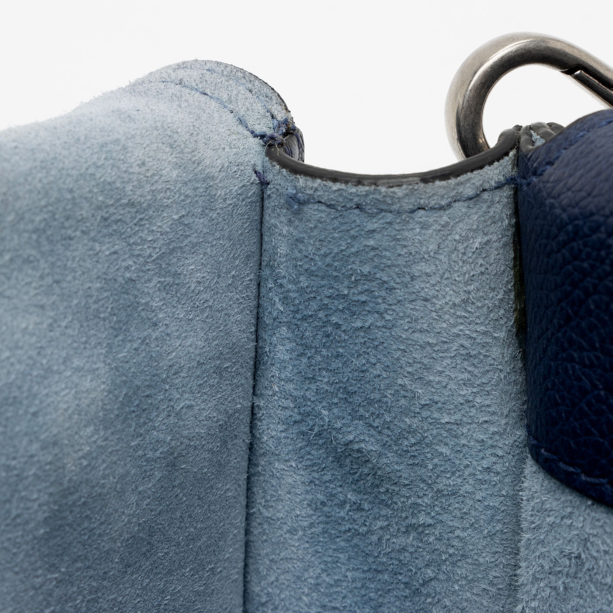 Prada Ombre Glace Calf Etiquette Flap Messenger Bag (SHF-JvIrDt)
