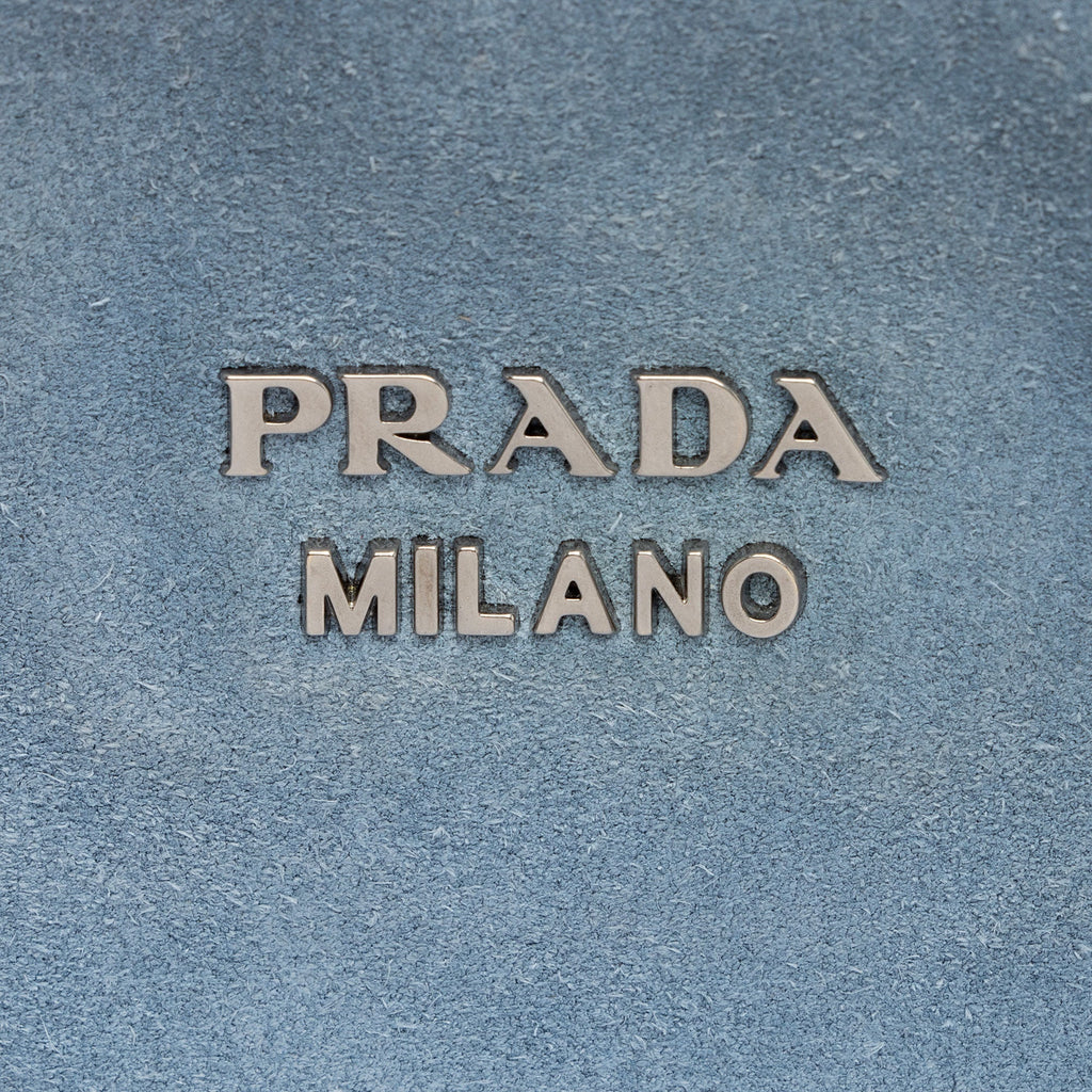 Prada Ombre Glace Calf Etiquette Flap Messenger Bag (SHF-JvIrDt)