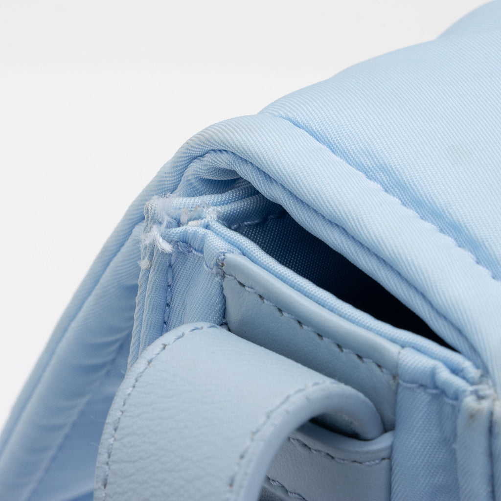 Prada Padded Re-Nylon Flap Small Shoulder Bag (SHF-m89dJB)