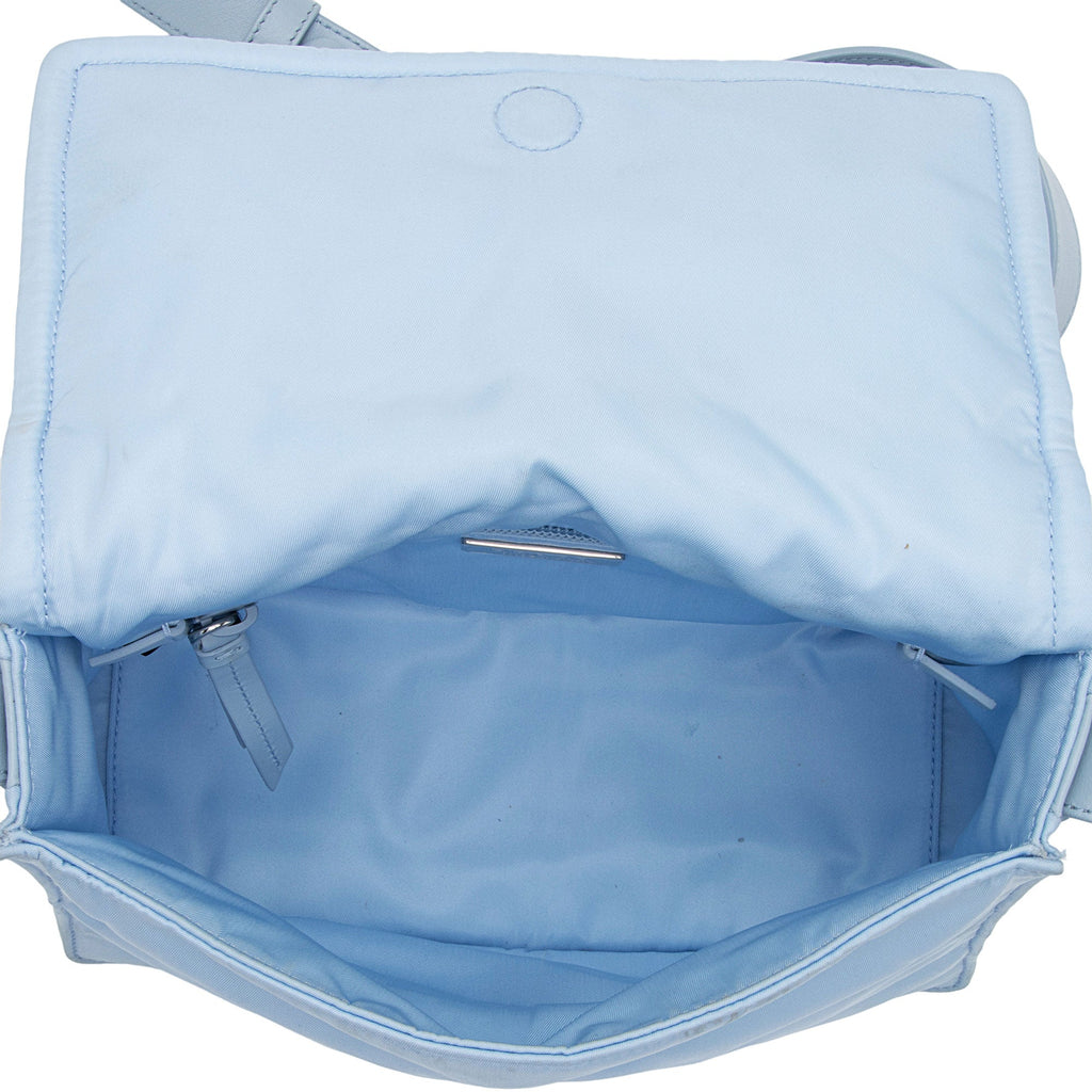 Prada Padded Re-Nylon Flap Small Shoulder Bag (SHF-m89dJB)