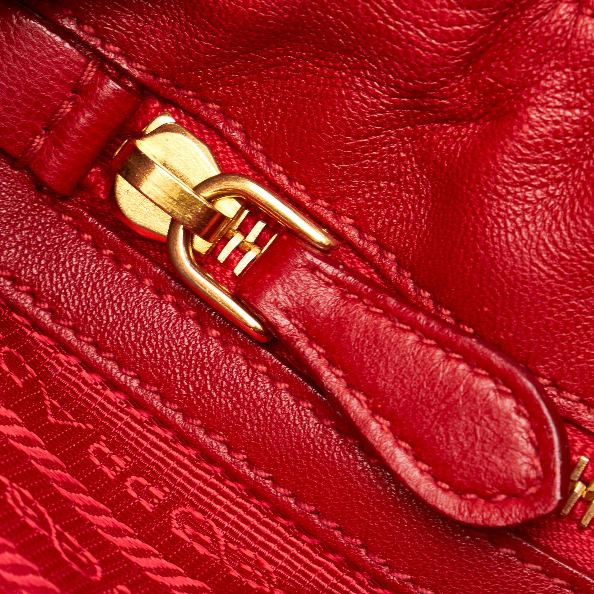 Prada Patent Leather Bow Satchel (SHG-28997)