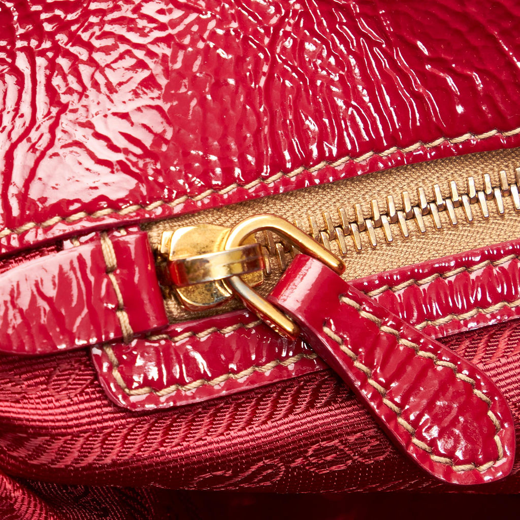 Prada Patent Leather Satchel (SHG-27627)